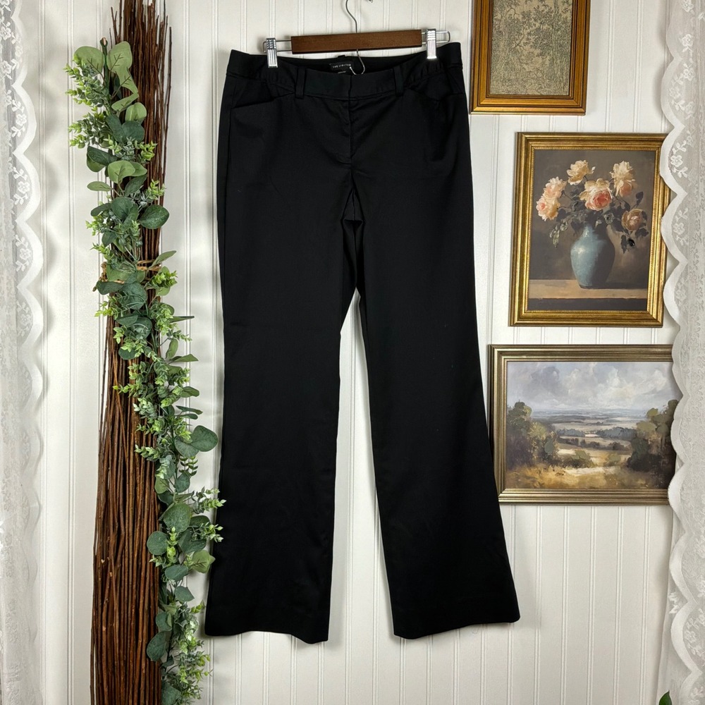 The Limited Dress Pants Womens 12 Black Excellent Drew Fit Flare Leg